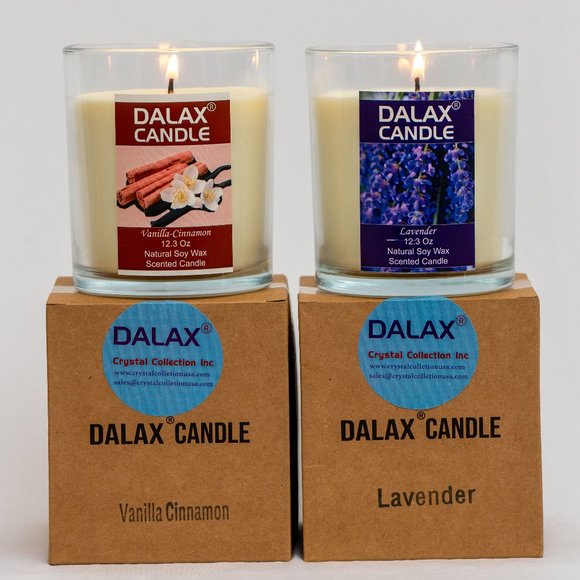 BUY ONE GET ONE FREE Lavender and Vanilla Cinnamon Soy Candle Jar Scented Candle - Picture 7 of 7